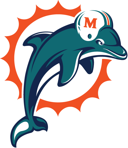 Miami Dolphins 1997-2012 Primary Logo iron on transfers for clothing